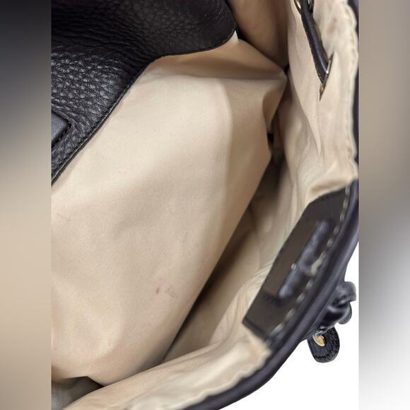 Cole Haan Casual Vintage Y2K Brown Leather Village Fog Crossbody Shoulder Bag - Picture 3 of 16